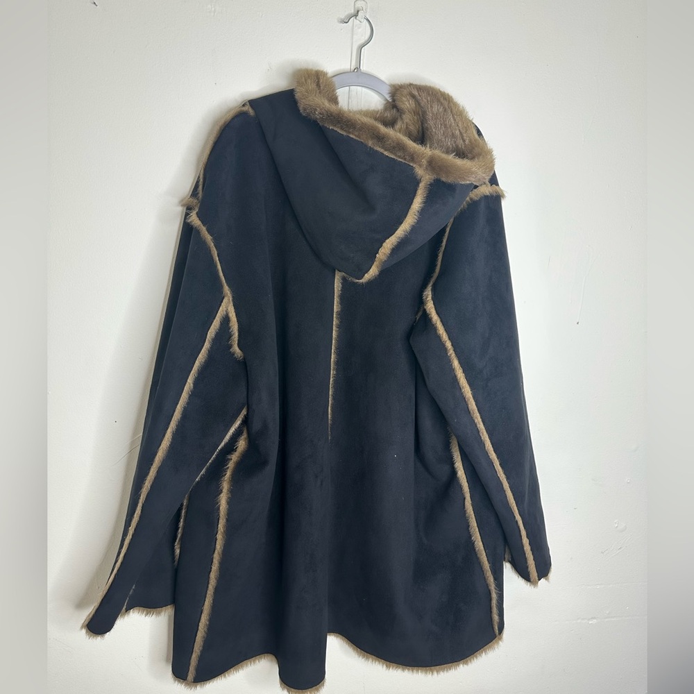 Vintage Faux Fur Coat reversible - Picture 14 of 16